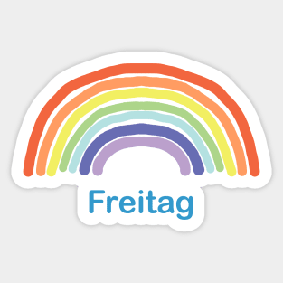 Freitag Friday Rainbow Sticker